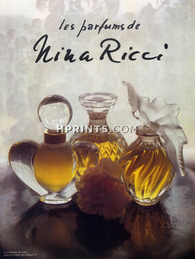 Nina Ricci (Perfumes) 1980 Photo David Hamilton, Flacons de Luxe Lalique