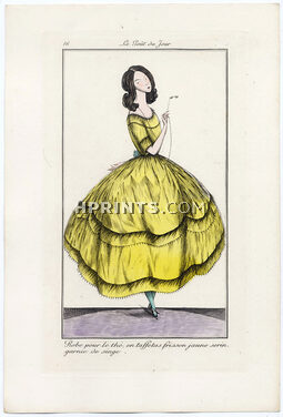 Le Goût du Jour 1920 N°16 Charles Gorvel Dress for the Tea Pochoir