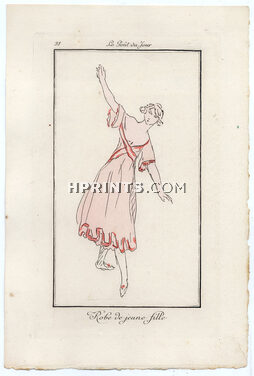 Le Goût du Jour 1920 N°31 Girl's Dress Pochoir