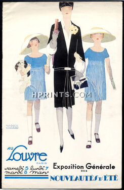 Au Louvre (Department Store) 1927 Catalog, Maggie Salcedo (Salzedo), 28 pages