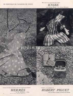 Hermès (Swimwear) 1948 Imprimé de Simonnot Godard