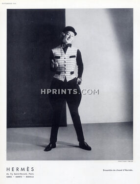 Hermès (Sportswear) 1954 Ensemble de Cheval, Photo Sante Forlano