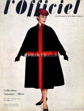 Christian Dior (Couture) 1953 Cover, Photo Philippe Pottier Ducharne