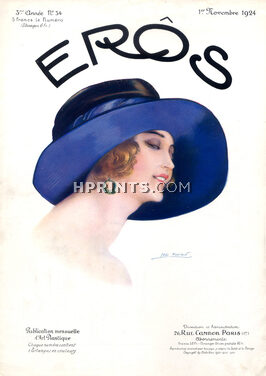 Léo Fontan 1924 Portrait, Cover Eros