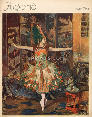 Jacques Emile Blanche 1914 Dancer, Jugend