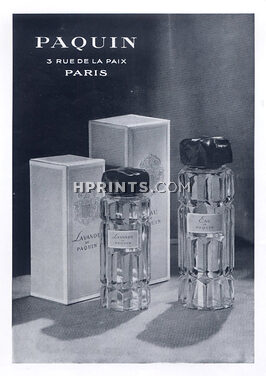 Paquin (Perfumes) 1948 Lavande, Eau de Paquin