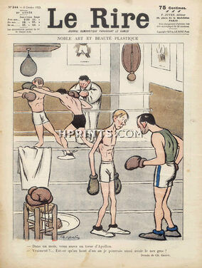 Charles Genty 1923 Boxing