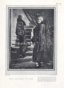 Nicole Groult (Couture) 1923 Photo Laure Albin Guillot, Evening Coat