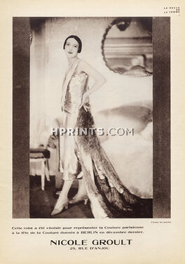 Nicole Groult 1927 Photo Scaioni, Art Deco Style