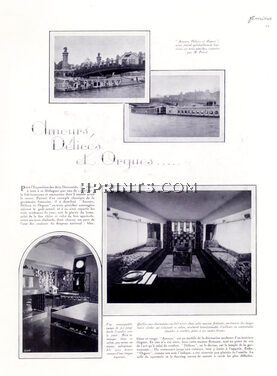 Amours, Délices et Orgues..., 1925 - Paul Poiret Péniches, Canal Barge, Exhibition of the Decorative Arts
