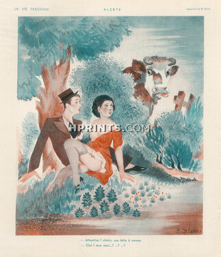 Klem 1934 Lover, Topless