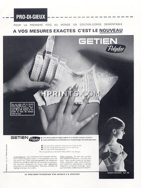 Getien (Lingerie) 1965 Bra "Polydos"