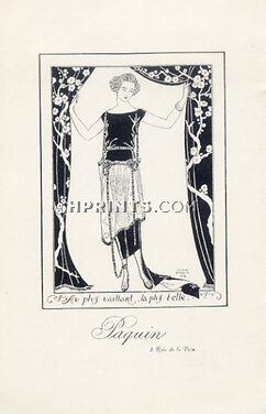Paquin (Couture) 1919 George Barbier