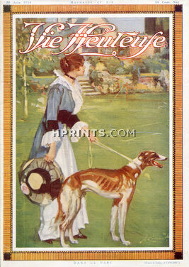 Cancaret 1914 Sighthound, Elegant Parisienne