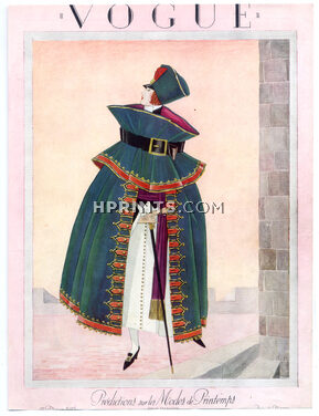 George Plank 1925 Cover, Fashion Illustration