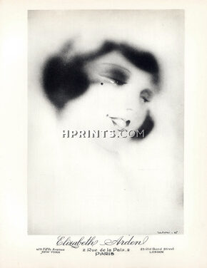 Elizabeth Arden 1928 Wurci, Original Lithograph Paul Poiret Making-up