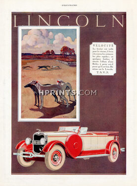 Lincoln (Cars) 1927 "Vélocité" Renée Jullien