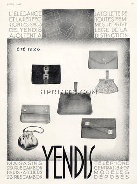 Yendis (Handbags) 1928