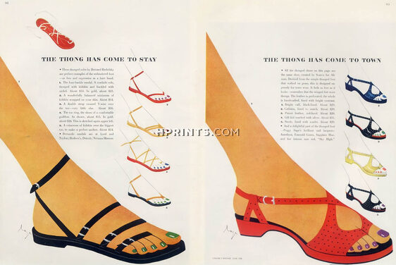 Altman & Bernard Rudofsky (Shoes) 1946 Peggy Sage Nail Polish