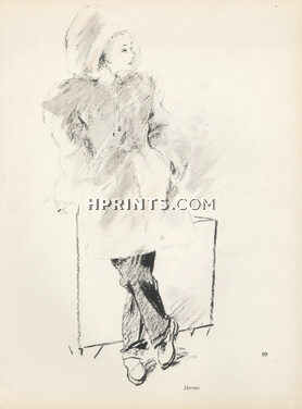 Hermès 1946 Fur Coat.. Pierre Mourgue