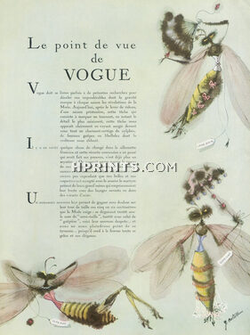 Giulio Coltellacci 1947 Laure Belin & Gloriane (Corsets), Wasp, dragonfly