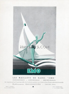Emo (Swimwear) 1932 Ets Mauchauffé... Water Sports