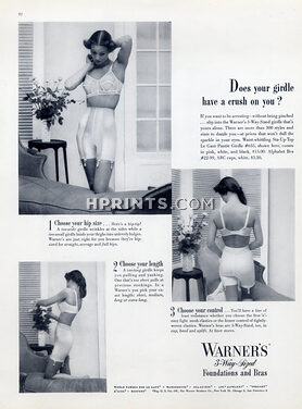 Warner's (Lingerie) 1949 Pantie-Girdle, Bra