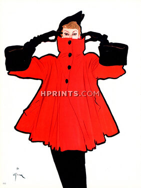 Jacques Fath 1949 René Gruau, Jean Dawnay, Fashion Illustration