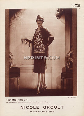Nicole Groult (Couture) 1927 "Grand Frisé" Photo Scaioni