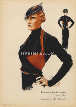 Alexandre Iacovleff 1934 Callot Soeurs & Le Monnier Back Philippe & Gaston