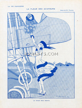 Edouard Touraine 1916 Airplane "La Rose des Vents"