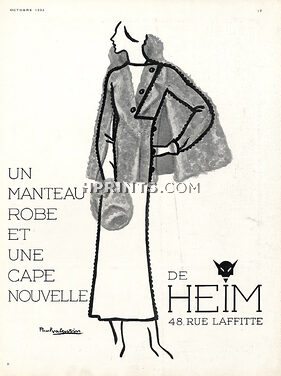 Jacques Heim 1932 Paul Valentin, 48 rue Laffitte