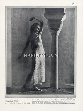 Ida Rubinstein 1919 Theatre Costume "La tragédie de Salomé"