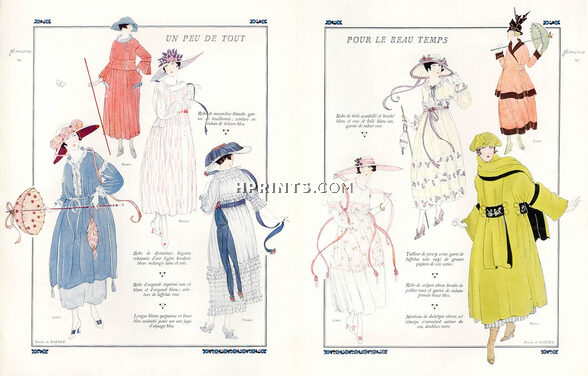 Paul Poiret, Premet, Jenny 1917 Dartey