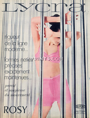 Rosy (Lingerie) 1967 Lycra Panty Girdle, Bra