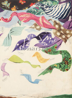 Demachy 1947 Bianchini Férier, Staron, Colcombet, Rodie, Lesur, Moreau & Cie (Fabric)
