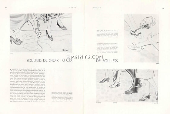 Marouf, Ducerf-Scavini, Hellstern, Greco, Bunting (Shoes) 1930 René Bouët-Willaumez