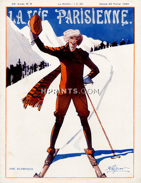 René Préjelan 1924, Skiing, Women's Sports