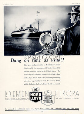 Nord Lloyd (Ship Company) 1939, Ship Boat