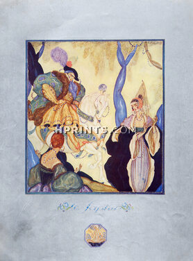 Alexandre Rzewuski 1922 "Défilé des Pierres Précieuses" Le Saphir, Sapphire
