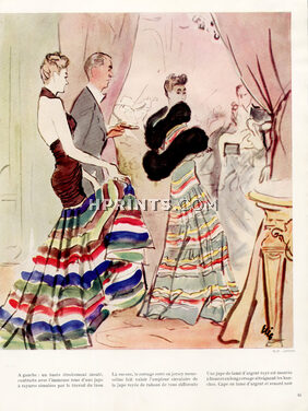 Alix (Germaine Krebs) & Jeanne Lanvin 1938 Evening Gown Eric