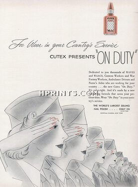 Cutex 1943 Ambulance Drivers and Nurse's, Nail Polish