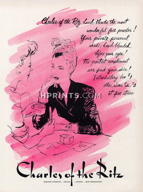 Charles of the Ritz (Cosmetics) 1942 Face Powder