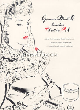 Germaine Monteil (Cosmetics) 1941 René Bouët-Willaumez, Lipstick