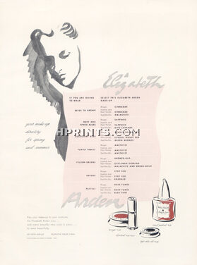 Elizabeth Arden (Cosmetics) 1941 Lipstick, Nail Polish