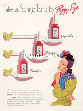 Peggy Sage (Cosmetics) 1941 Nail Polish