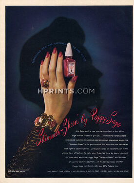 Black, Starr and Gorham 1945 Bracelet, Ring, Peggy Sage Nail Polish