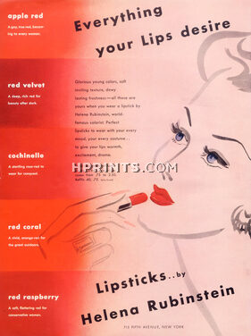 Helena Rubinstein (Cosmetics) 1942 Lipstick