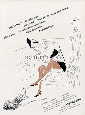 Tabarin (Stockings Hosiery) 1941 Marcel Vertès