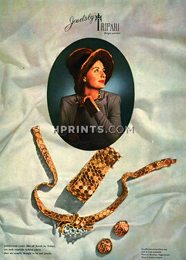 Trifari (Jewels) 1945 Pauline Trigère (Couture)